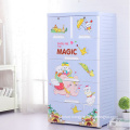 Cartoon Design PP Drawer Children Cabinet (206043)